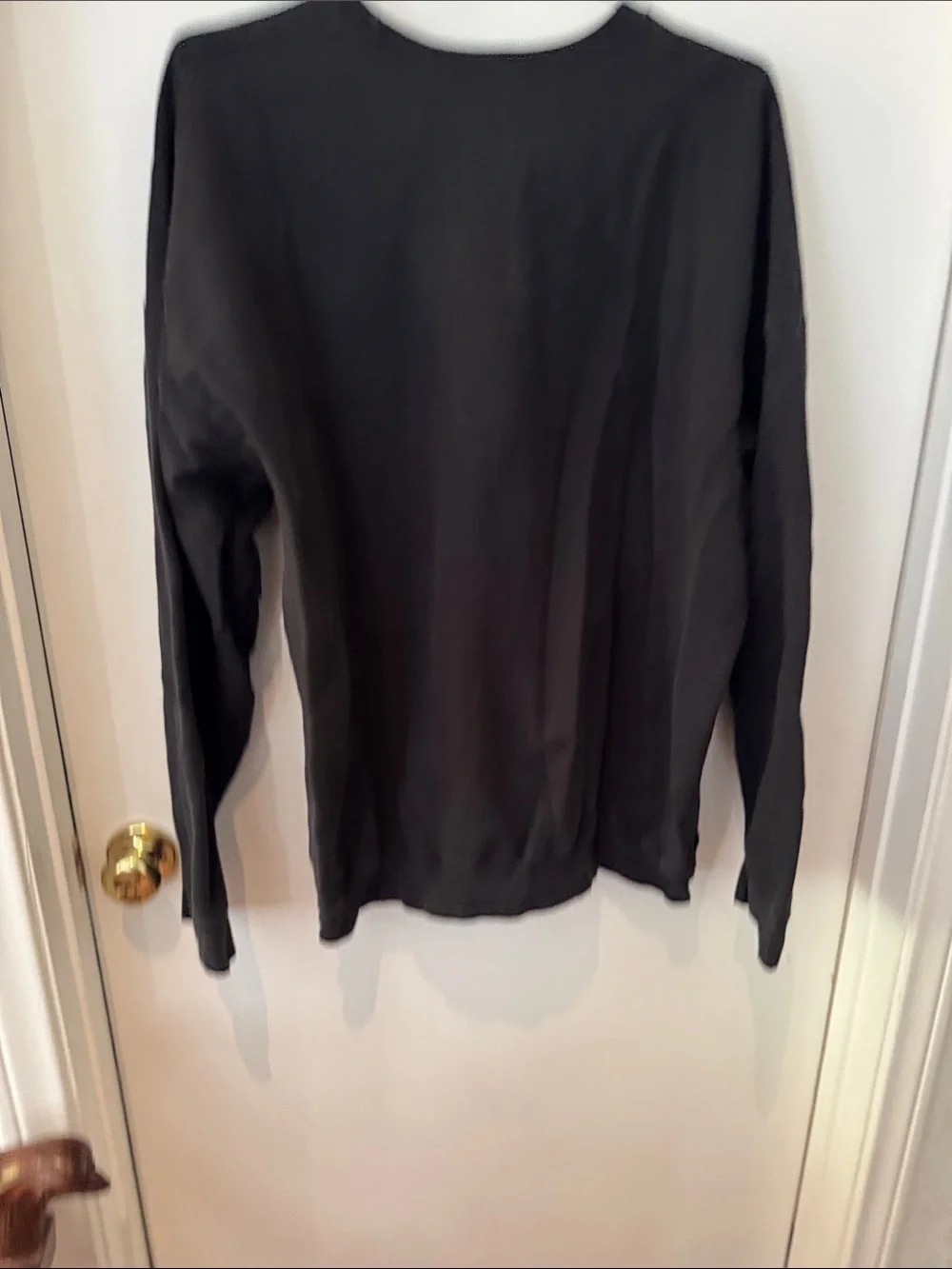 Champion Black Crewneck with Red & White Logo